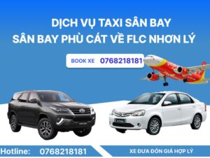 Taxi sân bay Phù Cát về FLC resort Nhơn Lý Quy Nhơn