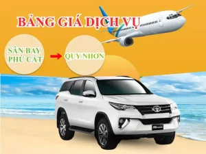 Taxi sân bay phù cát về thành phố quy nhơn